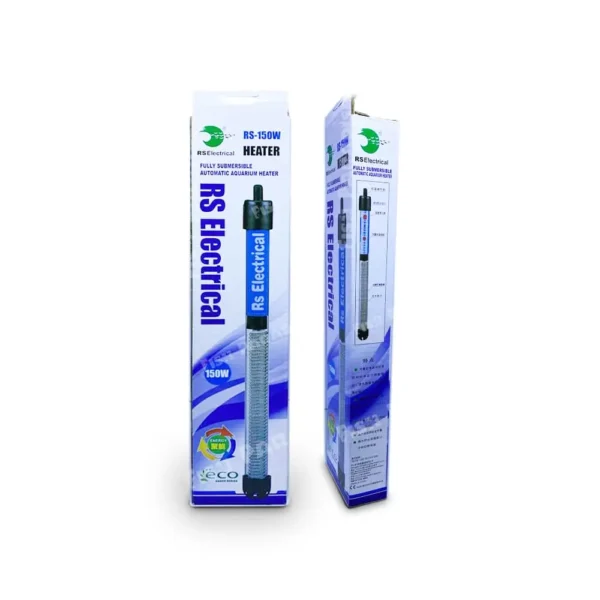 Auto Aquarium Heater, RS Electrical Aquarium Heater 150 Watt - Precise Temperature Control for Fish Tanks